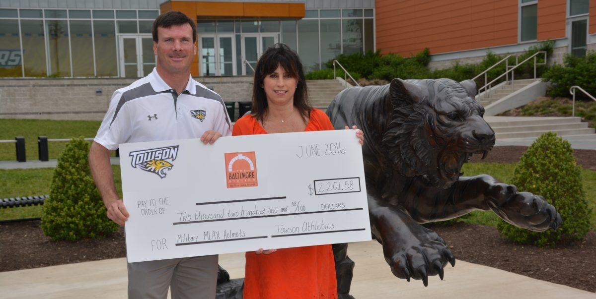 Towson Men’s Lacrosse Honors Veterans with Military Appreciation Donation