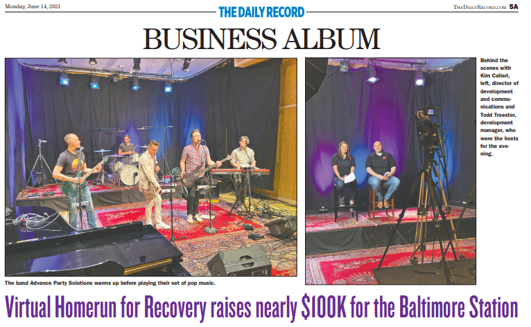 Virtual Homerun for Recovery raises nearly $100k for The Baltimore Station
