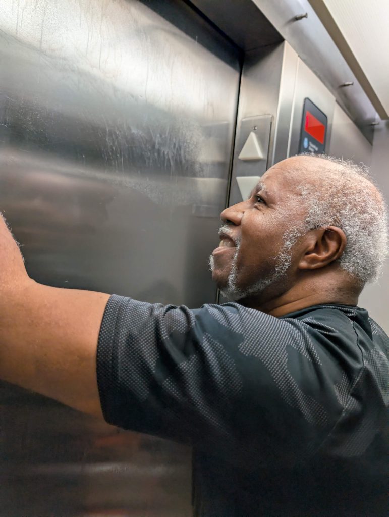 Work therapy in progress at The Baltimore Station