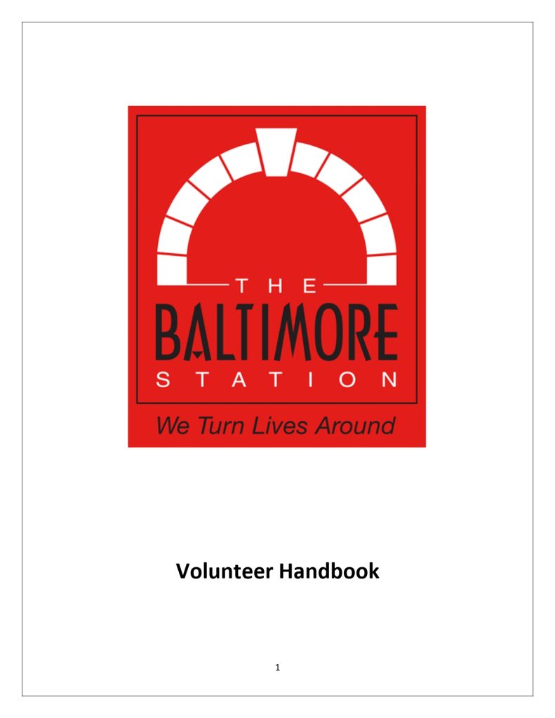 Volunteer handbook, page 1