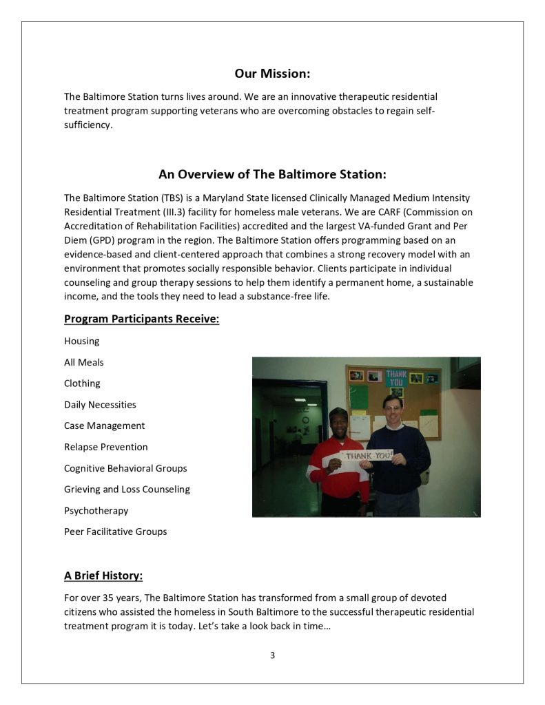 Volunteer handbook, page 3