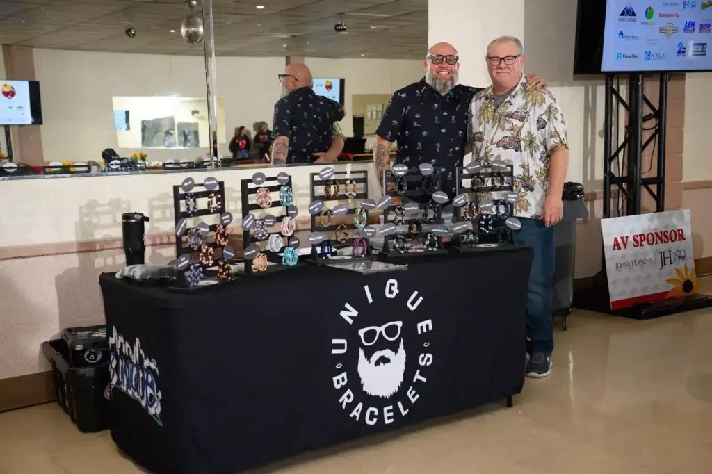 The Unique Bracelets stall at a community event