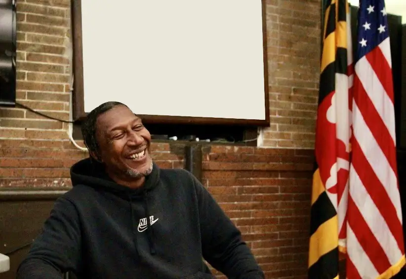 A veteran supported by The Baltimore Station
